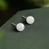 Brincos de Tarraxa de Ágata Roxo Dourado com Alto Teor Natural Brincos Simples de Pedra da Lua Natural Quartzo Morango para Mulheres Venda por Atacado