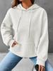 Otoño e Invierno 2025 Ropa Americana y Europea Amazon Transfronteriza Nuevo Estilo Pequeño Sudadera de Manga Larga con Cuello Redondo Tops de Color Puro para Mujer