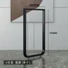 Suporte de Balcão em Forma de Arco, Suporte de Mesa Unilateral, Suporte de Mesa, Perna de Mesa de Jantar, Suporte de Suporte de Perna de Mesa de Ferro Forjado