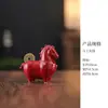 Adornos de Cerámica para Riqueza Inmediata, Nuevas Decoraciones de Escritorio de Caballo del Zodiaco Estilo Chino Atractor de Fortuna, Accesorios de Té, Decoración para Mesa de Té