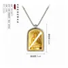 Símbolos Auspiciosos Tibetanos de los Ocho 3D Pequeño Santuario de Buda Colgante Cobre Dorado Pequeño Ligero Sin Sentir al Usar 12 Estilos Disponibles