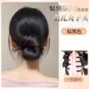 Peruca de Coque Baixo para Mulheres com Presilha de Garra, Nova Ferramenta de Penteado Estilo Chinês, Aplique de Cabelo Natural e Volumoso