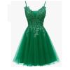Vestido Rosa Corto Fiesta de Cumpleaños Actuación Banquete Anfitrión Boda Moda Compromiso Ajustado