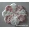 Tapete Imitação Lã Australiana Moderno e Simples Tapete de Pelúcia em Formato de Flor de Ameixa Tapete de Chão para Sala de Estar, Quarto, Escritório