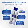 Condicionador de Cabelo com Extrato de Ginseng OEM Marca Própria Transfronteiriça Cuidado Refrescante para Cabelo Cacheado Creme para Cabelo Personalização Creme para Cabelo