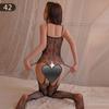 Lencería Sexy, Traje de Pasión Sexy para Damas, Medias de Malla Transparentes Sexy Tentación Abierta, Ventas Directas y Dropshipping