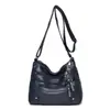 Bolsa de Pañales de Moda Bolso Cruzado de Moda Bolso de Hombro Único Versátil para Viajes y Uso Diario Bolso de Axila Casual de Gran Capacidad Retro Europeo y Americano