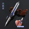Delta Game Cuchillo de Resorte Polaris 28cm Metal de Aleación Modelo de Atrezo Atrezo Sin Filo 23cm
