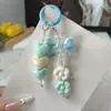 Cadena para Teléfono Móvil Llavero Decoración de Bolsa Pequeños Regalos Hecho a Mano con Cuentas Corazón Lazo Flores Frescas Creativas Venta al Por Mayor