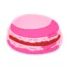 Pingentes de sapato tipo tamanco na cor rosa, acessórios de sapato DIY em formato de coração de desenho animado, fivelas de sapato de borracha macia em PVC, exclusivamente para vendas transfronteiriças