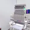 Máquina de Bordar Computadorizada de Cabeça Única Máquina de Bordar Bonés de Cabeça Única Bordado em Vestuário Bordado Plano