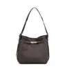 Bolsa Saco de Couro Bovino de Primeira Camada para o Dia a Dia, Elegante e Versátil, Bolsa Kelly de Alto Padrão, Bolsa Feminina de Couro Genuíno para Ombro e Transversal