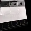 Grandes vendas de gancho expositor para furos de aeronaves PET transparente gancho de proteção ambiental gancho degradável alta aderência acessível