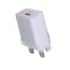 Cargador de Teléfono Móvil Estándar del Reino Unido 5V 3A Puerto USB QC3.0 Cabezal de Carga Rápida 15W Alta Potencia 18W Cabezal de Carga Súper Rápida