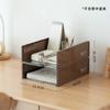 Caixa Organizadora de Mesa Empilhável para Documentos, Livros, Material de Escritório, Rack Organizador de Mesa para Estação de Trabalho