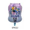 Novo Grupo de Meninas Caçadoras de Bruxas Desenho Animado Transfronteiriço Decoração de Festa de Meninas Conjunto de Balões de Atmosfera Combinação Transfronteiriça
