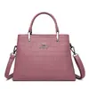 Bolsa Nova para Mulheres de Meia-Idade 2026, Bolsa de Mãe, Bolsa Portátil com Padrão de Pedra, Bolsa Grande para Sogra, Bolsa de Ombro Transversal