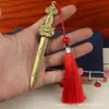 Colgante de Espada de Latón Espada Retro de Siete Estrellas Artefacto Taoísta Joyería Nueva Espada de la Osa Mayor Decoración de Escritorio Adornos