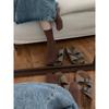 Yuanpai bluepops2023 Otoño Nuevo calcetines gruesos de canalé hasta la pantorrilla calcetines de felpa combinables calcetines de color liso para mujer hf31
