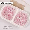 Cuentas Redondas Color Niebla de Nube Bolsa de Semillas para Cumplir Deseos Colgante para Ropa Llavero Adorno Accesorios Cuentas