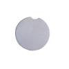 Blank Solid Color Car Water Coaster Material de Mergulho Café em relevo Impressão Car Coaster Thermal Transfer Thermal Insulation Coaster
