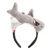 Lindas diademas de dibujos animados, divertidos sombreros de carpa y dinosaurio, diademas de tiburón súper adorables, perfectos para fotos, actuaciones de adultos y niños, y como accesorios para el cabello