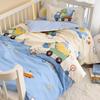 Categoria a Berço de Desenho Animado de Grau Materno e Infantil Conjunto de Três Peças para Todas as Estações Roupa de Cama com Colcha 100% Algodão para Crianças