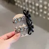 Pinza de Pato Súper de Hada y Dulce para Primavera/Verano con Lazo de Cristal de Alta Gama, Pinza para Flequillo, Pasador Lateral Estilo Girly para Mujeres