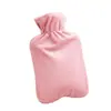 Bolsa de Água Quente Macia Aquecedor de Mãos Tamanho Grande Pelúcia Bolsa de Água Quente Enchível Portátil Bolsa para Enchimento de Água Removível Lavável para Levar na Mão do Estudante