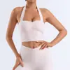 Venta al por mayor de Ropa de Yoga Transfronteriza, Sujetador Deportivo de Espalda Bonita Ajustado con Sensación de Segunda Piel, Conjunto de Ropa de Pilates y Fitness Adelgazante para Mujer, Dropshipping