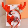 Decoraciones navideñas 2024 traje festivo adulto niños regalo de Navidad sombrero diadema transfronterizo fábrica venta al por mayor