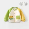 Moletom com Capuz para Bebê Primavera Outono Roupas de Outono para Meninos Roupas para Recém-Nascidos Jaqueta Baseball de Outono Tops para Crianças Meninas Roupas Modernas para Crianças Pequenas