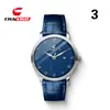 Reloj Chaxigo para Hombre Casual de Negocios Cuarzo Correa de Cuero Simple Esfera con Números Romanos Clásicos Moda Versátil