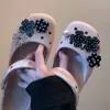 Decoraciones de Flores de Lunares para Zuecos, Dijes Minimalistas de Gama Alta para Zapatos de Nicho, Hebillas Decorativas Desmontables Juveniles