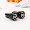 Cargador de teléfono para coche de 2,1 A, cargador de coche con doble puerto USB y puerto de pico de pato con luz, mini cargador de coche