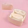 Amazon para HRS024 Bolsa de cosméticos feminina PU couro tecido padrão grande capacidade multifuncional bolsa de viagem à prova d'água fábrica