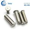 Parafuso de solda a ponto de aço inoxidável 304 parafuso de solda pino de solda parafuso de solda M3M4M5M6M8
