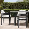 Mesas y Sillas Personalizadas para Patios Exteriores Transfronterizas, Mesas y Sillas de Aleación de Aluminio de Alta Gama para Balcones, Muebles de Jardín para Exteriores Resistentes al Sol