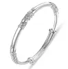 Pulsera Floral de Plata Esterlina de Plata Pura Xingcheng para Niñas, Nueva de Alta Gama, Nicho Chinoiserie Versátil, Joyería Push-Pull