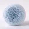 Cachecol de Lã Plush Sete Estrelas Gradiente 3cm Chapéu de Tricô Crochê à Mão Roupas Crochê à Mão Lã Plush