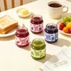 Etiqueta quadrada colorida para embalagem de alimentos UV, adesivo brilhante em papel couché de alta qualidade, adesivo de vinil para conservação de frutas
