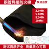 Manta ignífuga de fibra de carbono con alambre de oxígeno pre-personalizado, fieltro ignífugo, compresor, tubo de cobre, soldadura eléctrica, tela ignífuga especial.