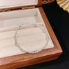 Pulsera de plata rota lujo ligero nicho exquisito ins pulsera de cuentas apiladas para chicas 2023 nueva pulsera para novias