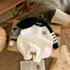 Ropa para Bebé Recién Nacido, Suéteres Tejidos de una Pieza para Primavera y Otoño, Ropa de Otoño para Bebé a la Moda para Salir, Ropa para Gatear de Manga Larga Estilo Coreano