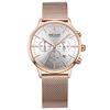 Venta Directa de Fábrica Megir Multifuncional Nuevo Reloj Moda Resistente al Agua Cronógrafo Reloj para Mujer Reloj de Cuarzo 2011m
