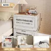 Caixa de Armazenamento Dobrável de Grande Capacidade Simples Estilo Industrial para Camping Caixa Dobrável de Plástico Armário de Armazenamento Mesa de Cabeceira Armazenamento Simples