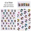 Adesivos de Unha de Gato Fofo e Doce Estilosos 5D Em relevo Estéreo Gatinho Fofo Adesivos de Nail Art DIY Acessórios Estilo Ca