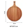[Escolha Premium] Tábua de Corte para Bebê Frutas Tábua de Corte de Madeira Tábua de Corte Mini Prato Criativo Infantil Tábua de Corte
