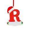 Decoración Navideña 2D Transfronteriza Letras Árbol de Navidad Colgante Yikoulian 26 Letras Decoración Navideña Festiva para el Hogar
