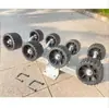 Accesorios para Remolques Aohang Juego de Poleas Rodillos Laterales para Remolque de Bote de Goma Rueda Superior Rueda para Remolque Marino de Yates y Lanchas a Motor